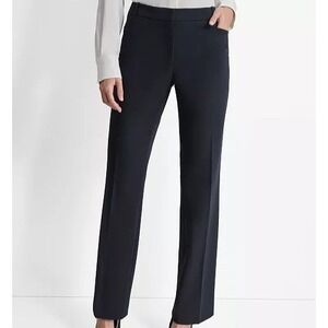 DKNY Mid Rise Flare Leg Lined Dress Pants Slash Pocket Womens Size 10P